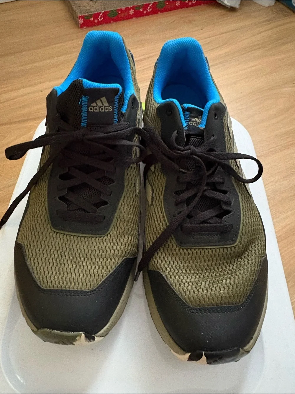 adidas Blue and Black Low-Top Athletic Sneakers